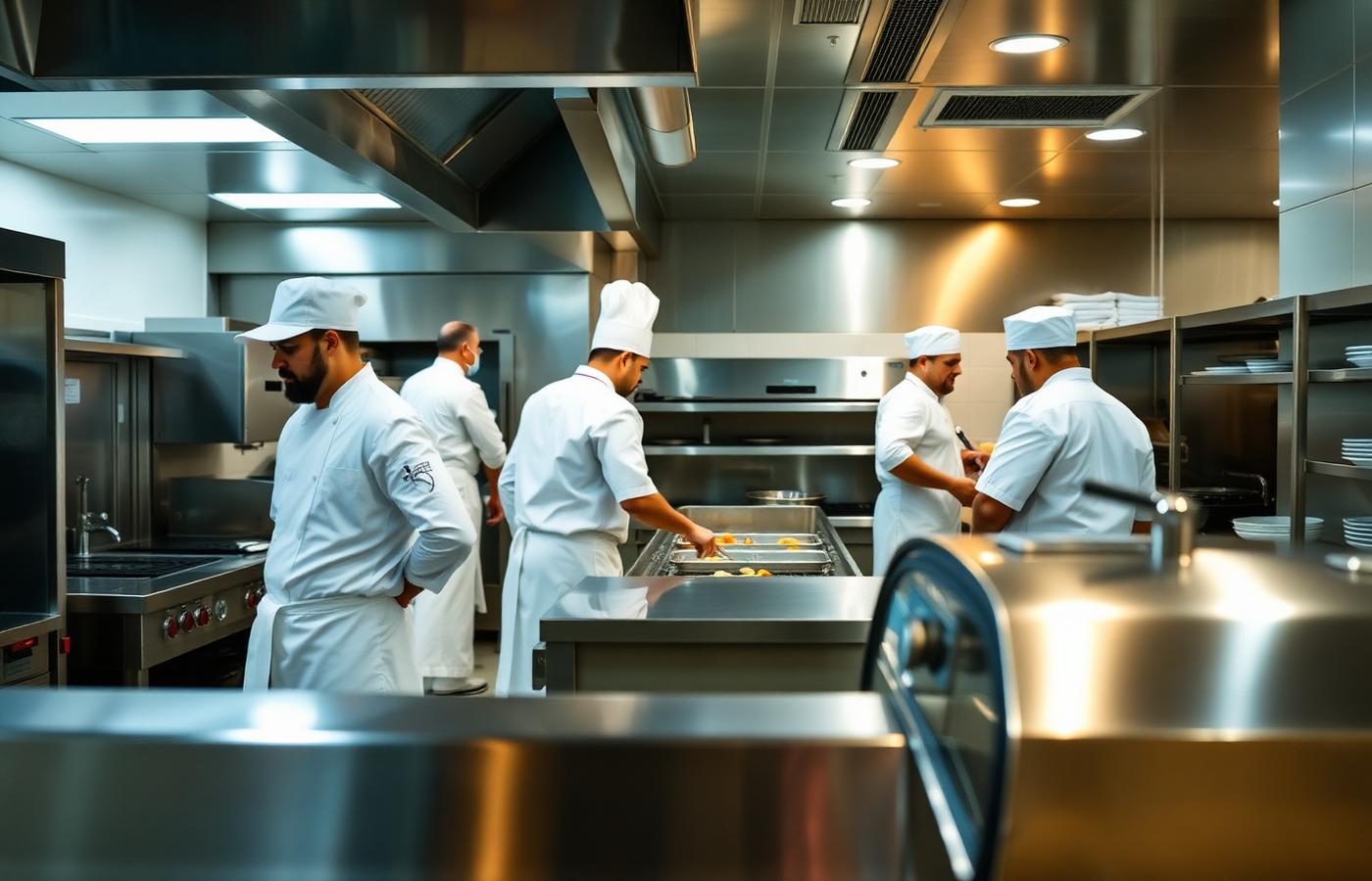 Cuisine d'hôpital équipée par SAMOS